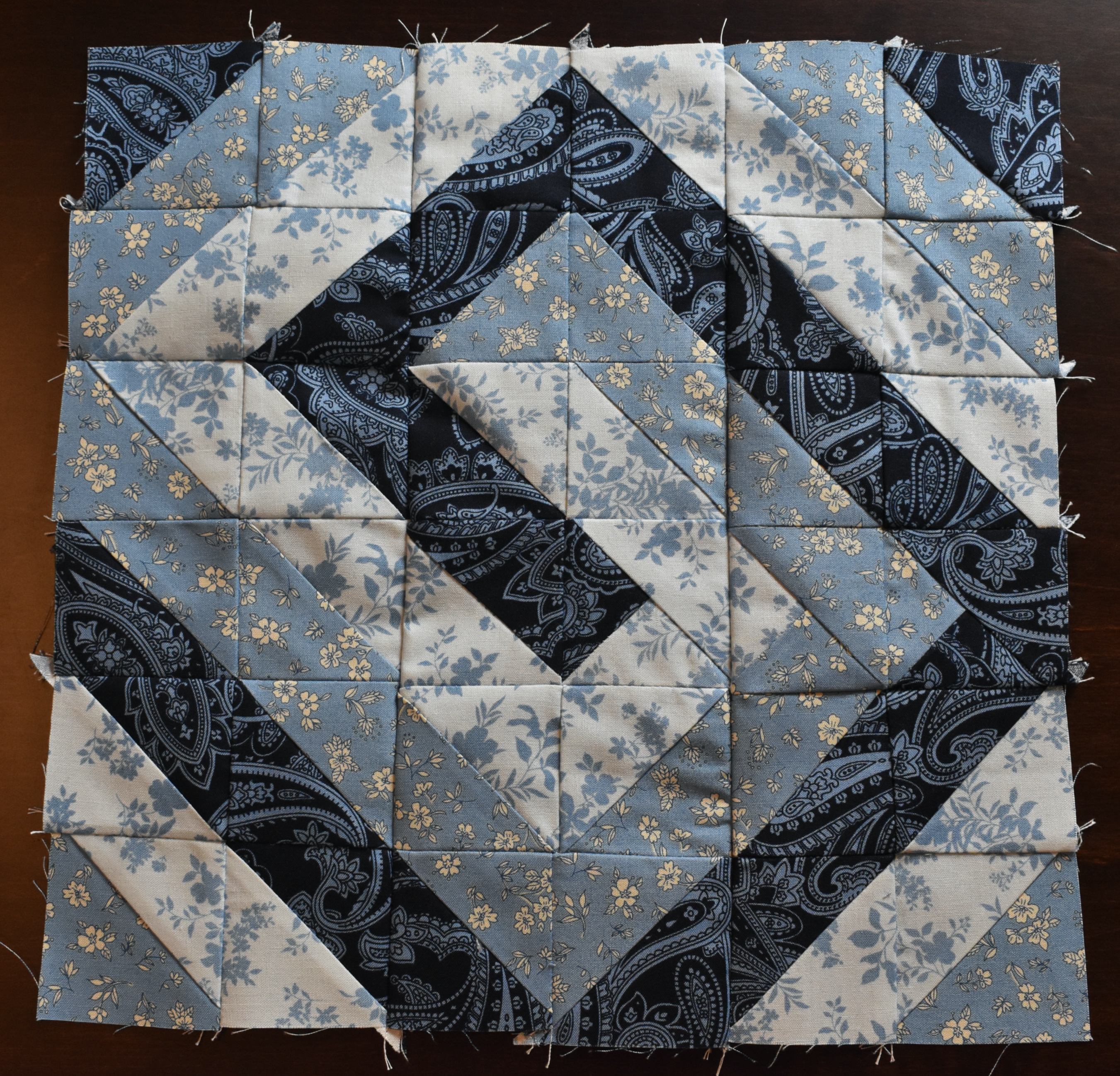 completed spiral block