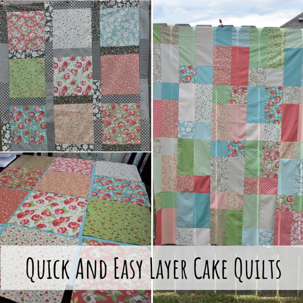 Two Layer Cake Quilt Ideas