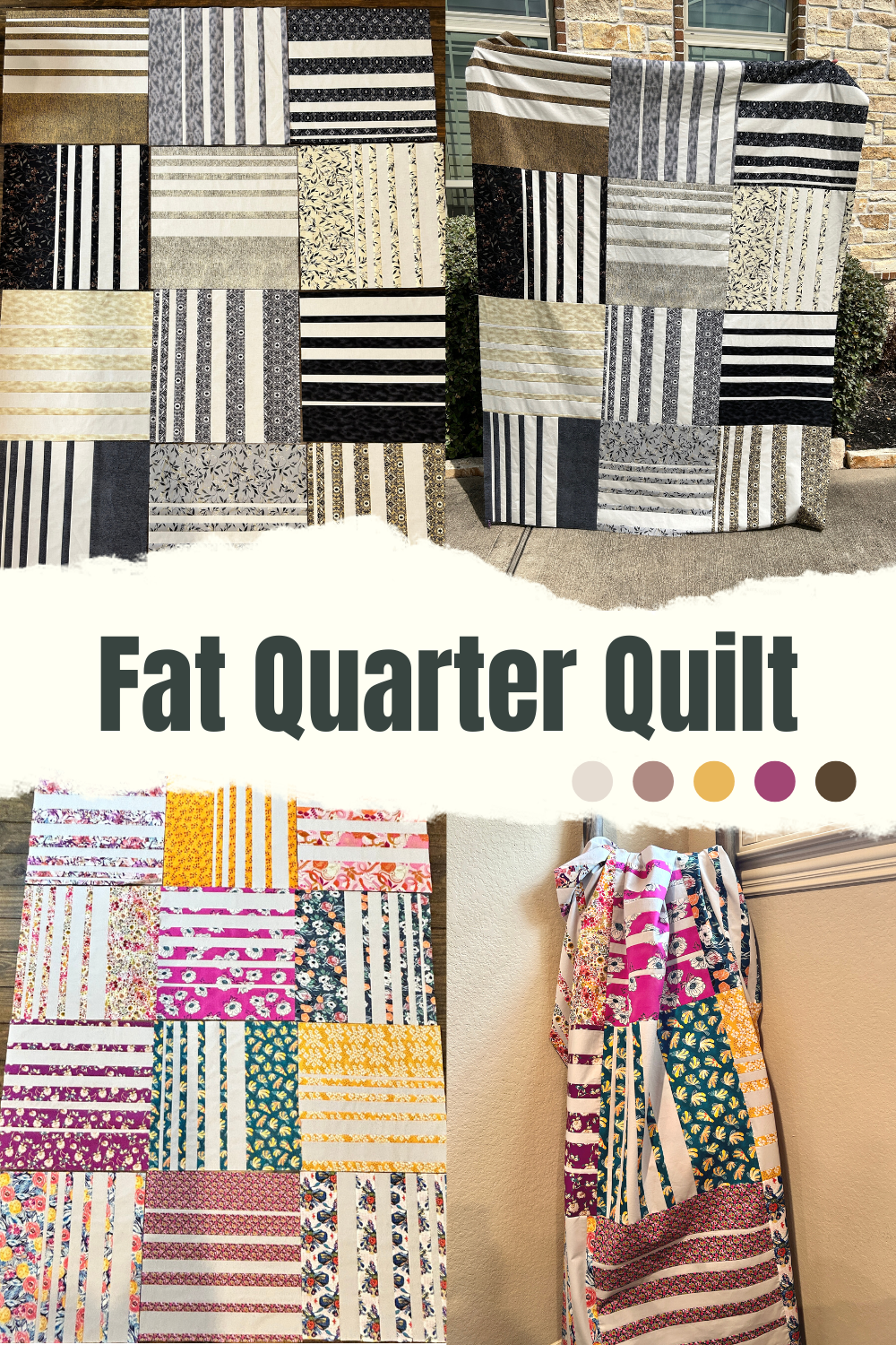Fat Quarter Slice – A Free Quilt Pattern