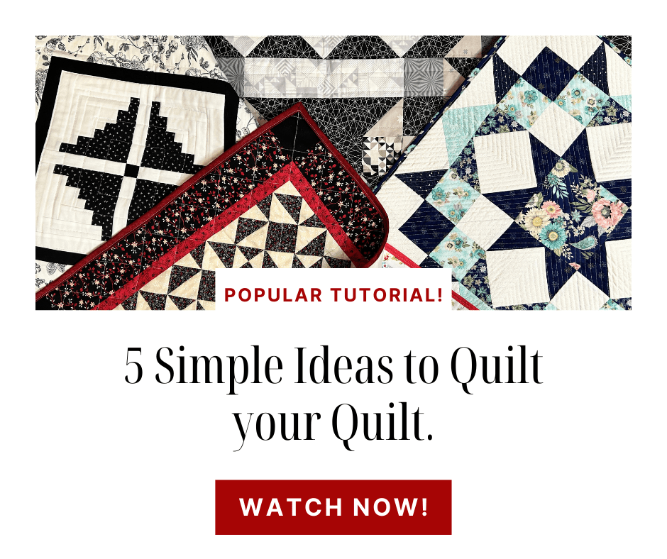 Five Simple Ideas to Quilt your&nbsp;Quilt